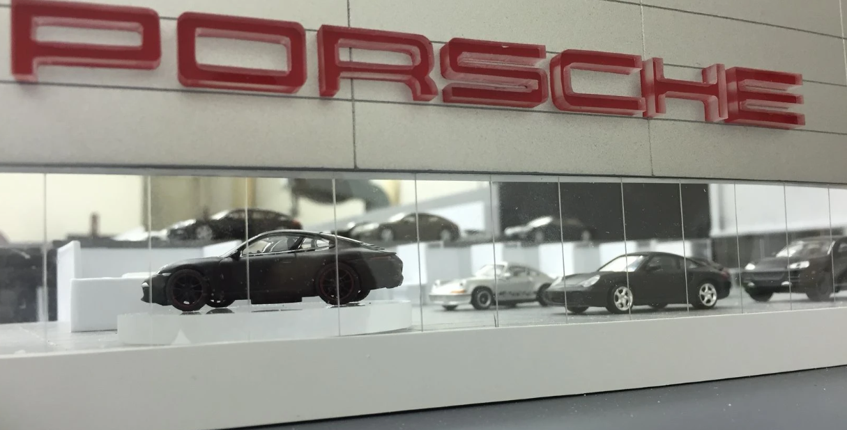 Porsche Showroom Detail